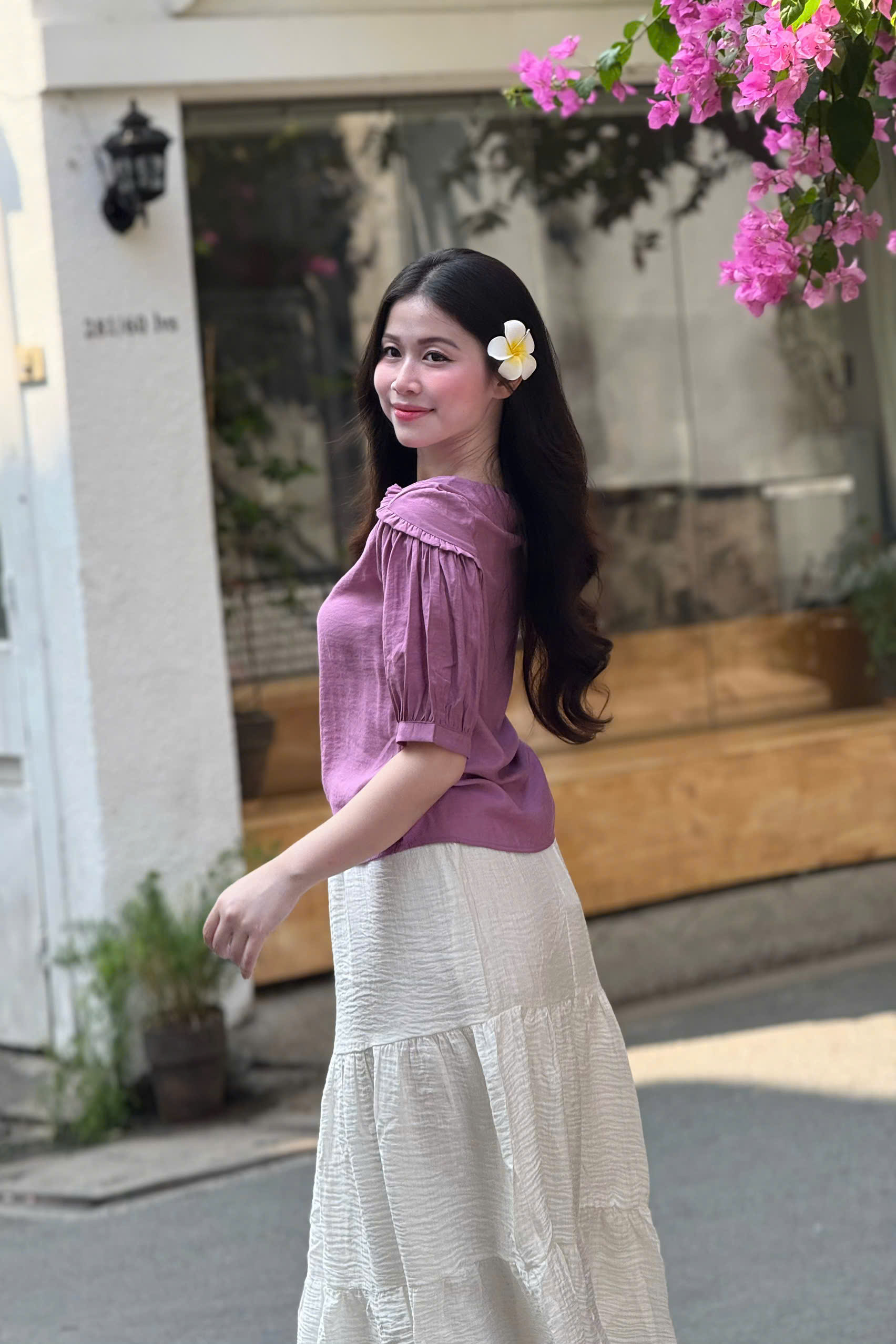 Áo Tơ Cotton Phối Tay Bèo Mềm Mại, Nhẹ mát, thích hợp cho mùa Hè - Hình ảnh 16